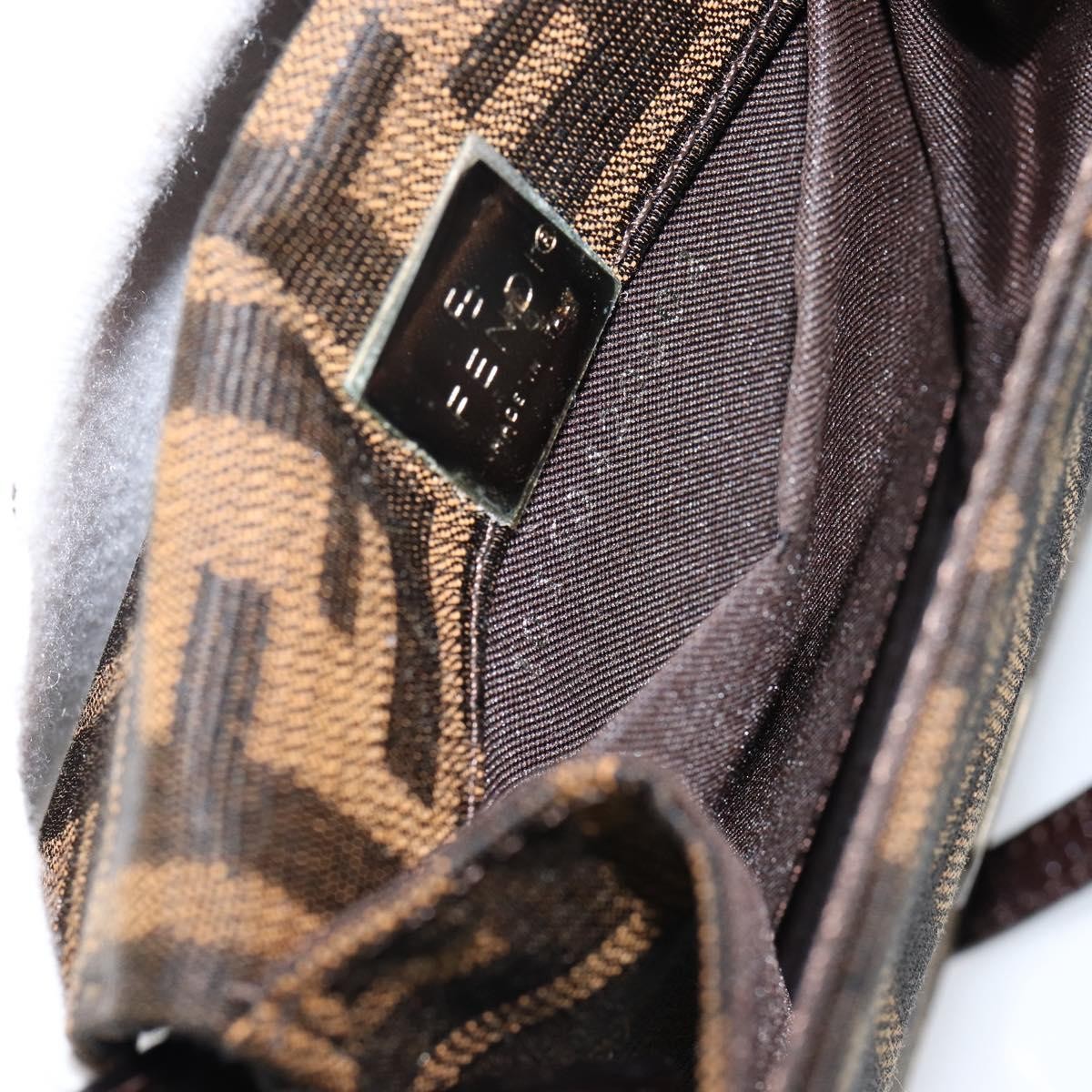 Fendi Vintage Flap Clutch Zucca canvas, BROWN, CANVAS, Clutche & pouche