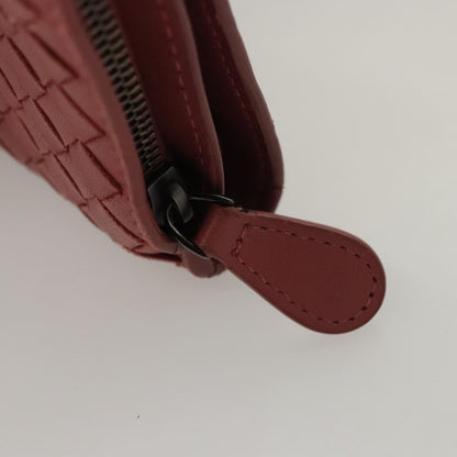 Bottega Veneta Bifold Coin Pocket Card Holder Intrecciato Nappa, PINK, LEATHER, Wallets