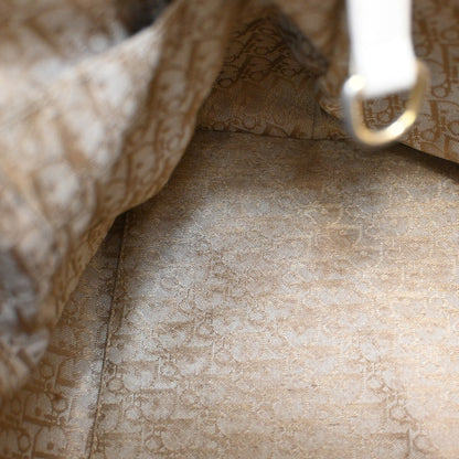 Christian Dior Lady Cannage Tote Leather, BEIGE, LEATHER, Tote bag