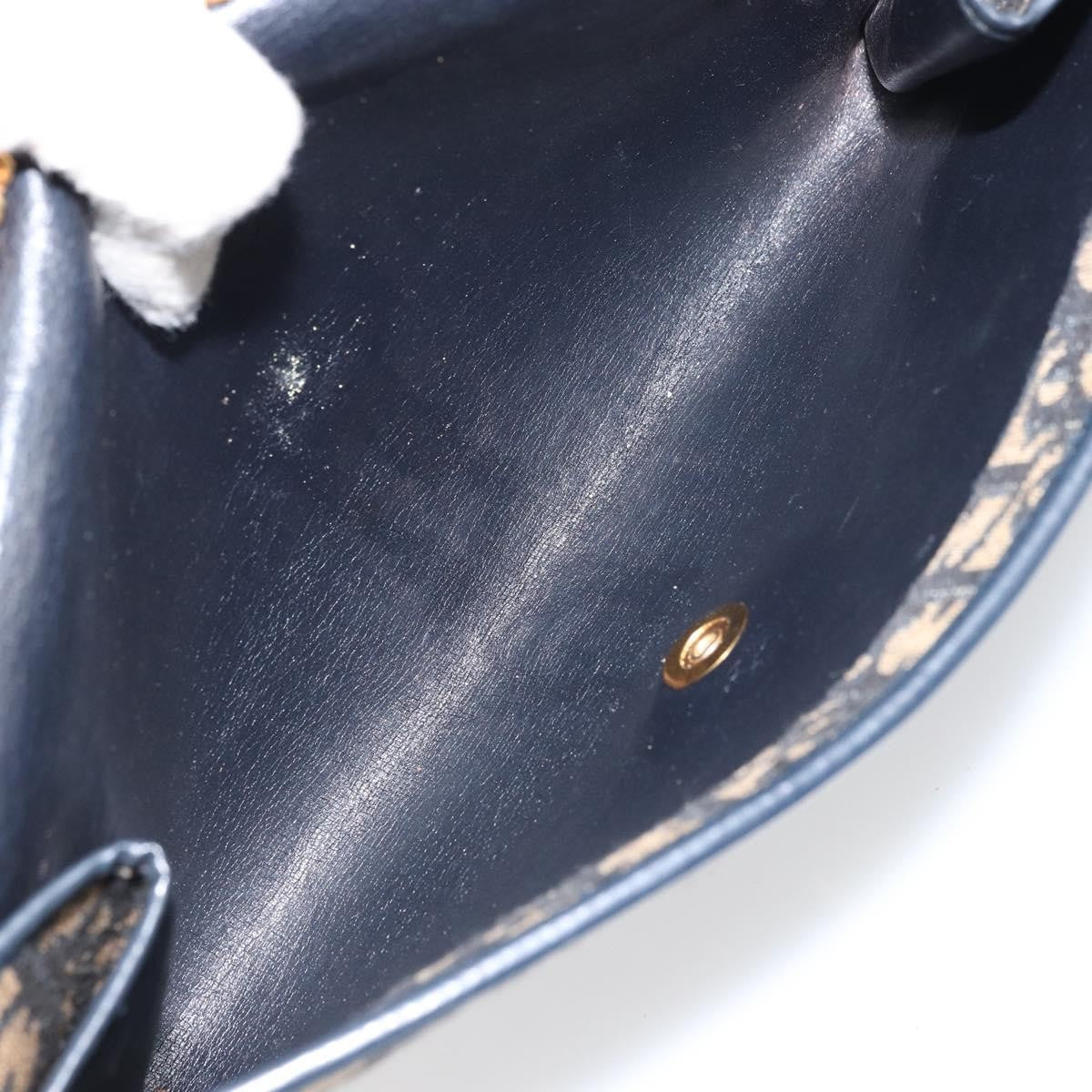 Christian Dior Vintage CD trotter Shoulder bag Canvas, NAVY, CANVAS, Shoulder bag