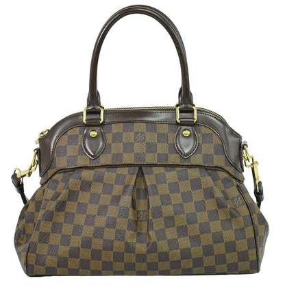 Louis Vuitton Trevi Handbag Damier, BROWN, CANVAS, Handbag