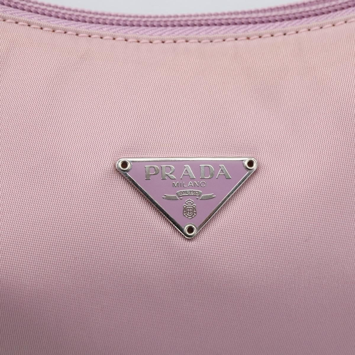 Prada Hobo Tessuto, PINK, NYLON, Handbag
