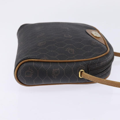 Christian Dior Vintage Honeycomb Shoulder Bag Canvas, BLACK, CANVAS, Shoulder bag