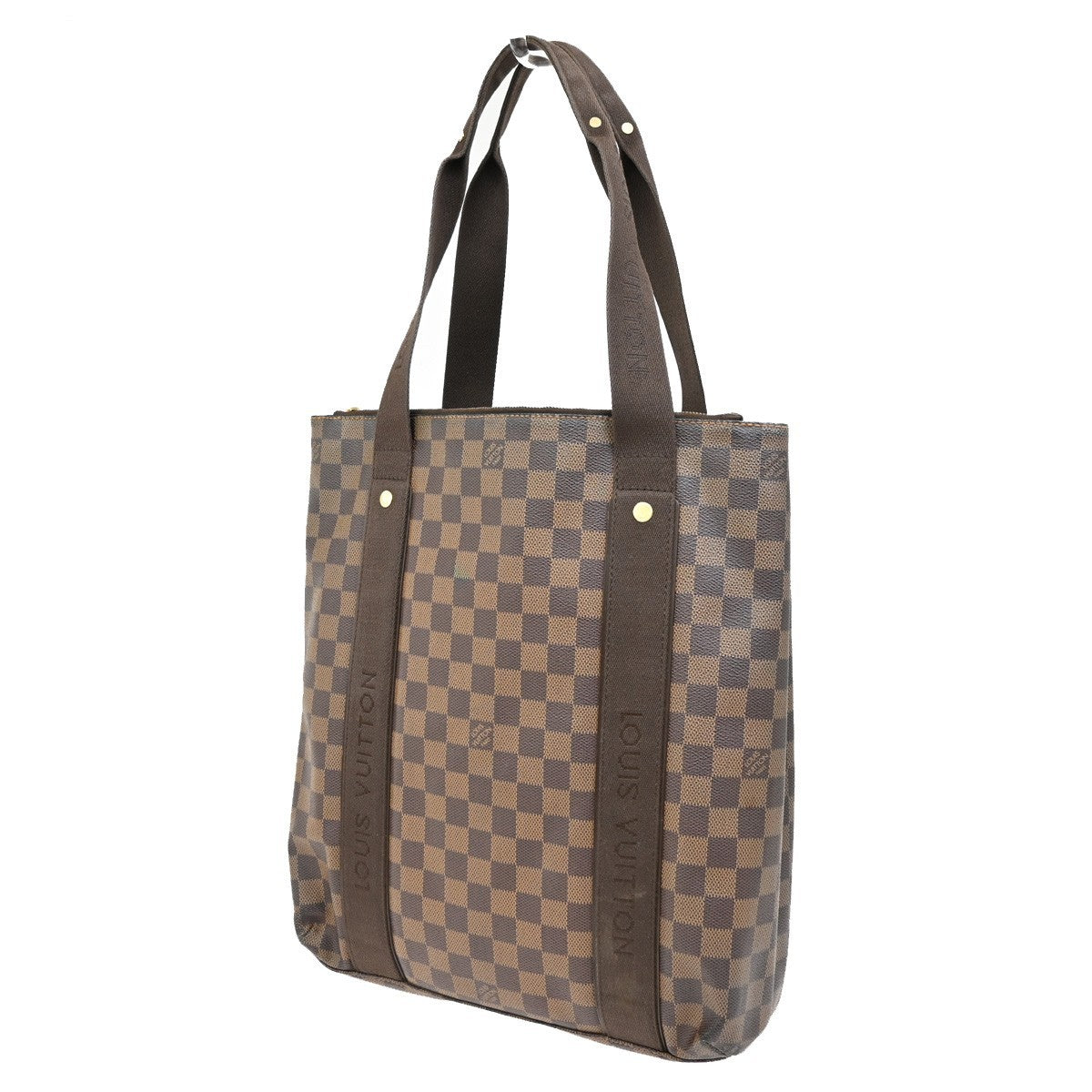 Louis Vuitton Cabas Beaubourg Damier, BROWN, CANVAS, Tote bag