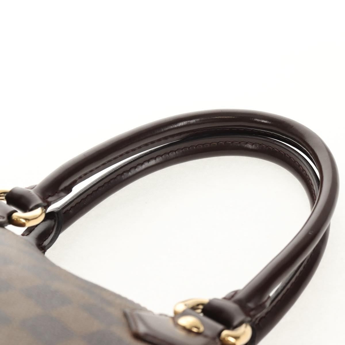 Louis Vuitton Saleya Handbag Damier, BROWN, CANVAS, Tote bag