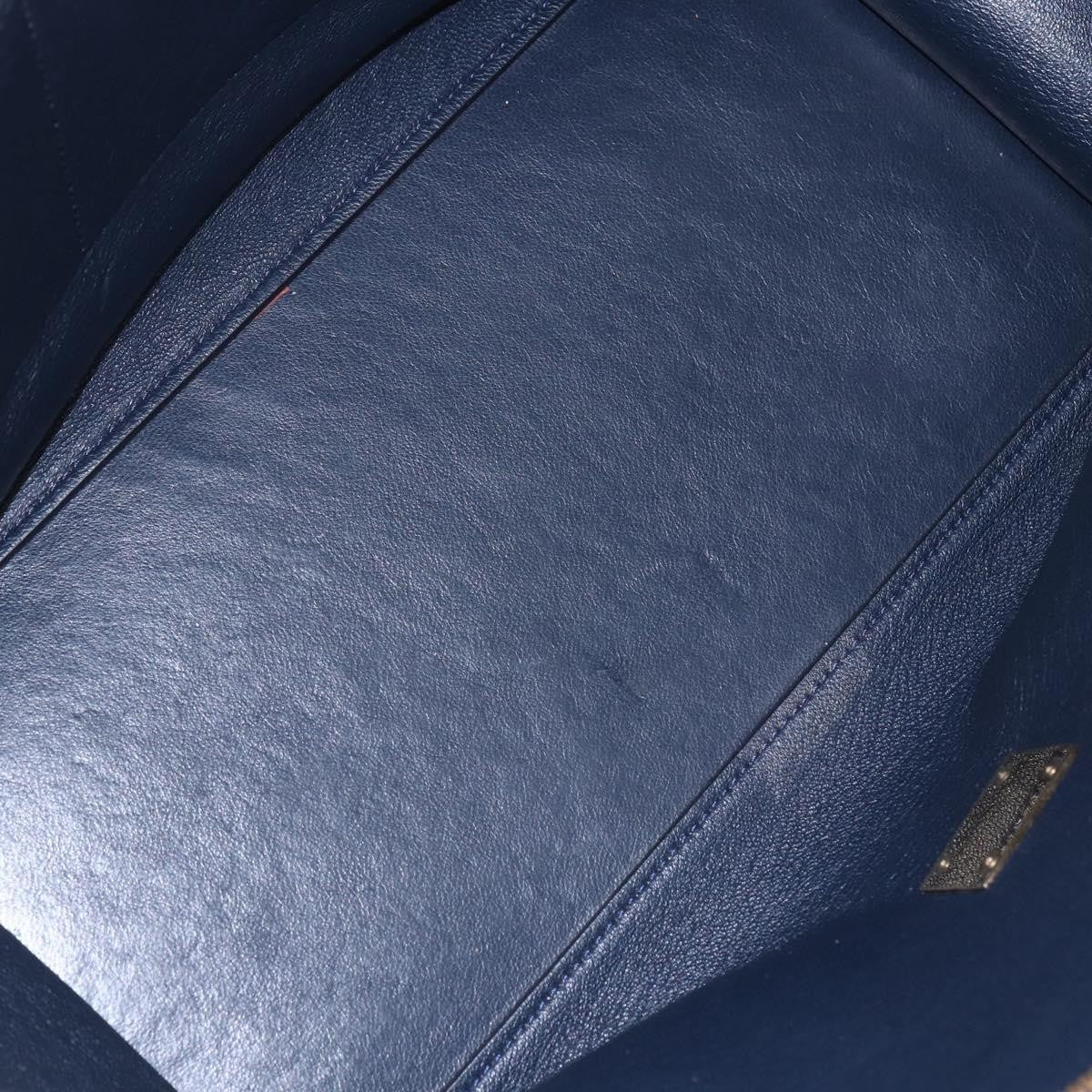 Celine Tricolor Trapeze Bag Leather, BROWN, LEATHER, Handbag