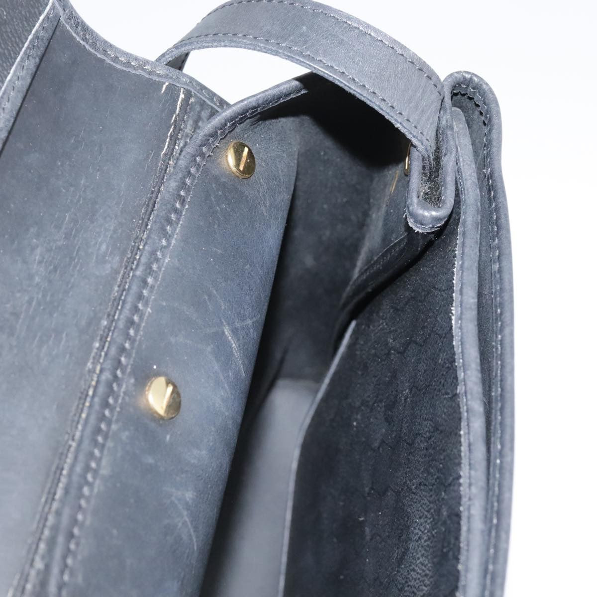 Christian Dior Vintage Honeycomb Flap Crossbody Bag Coated Canvas, BLACK, CANVAS, Crossbody bag