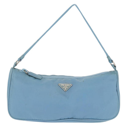 Prada Pochette Shoulder Bag Tessuto, BLUE, NYLON, Clutche & pouche