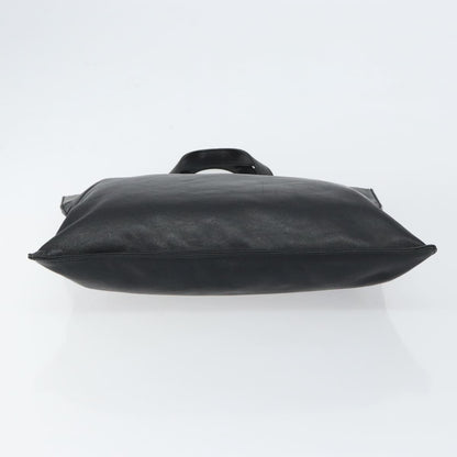 Loewe Vintage Anagram Tote Leather, BLACK, LEATHER, Tote bag