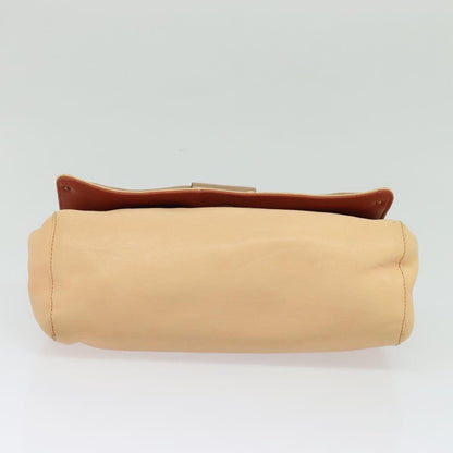 Chloe Vintage Flap shoulder bag Leather, BEIGE, LEATHER, Shoulder bag