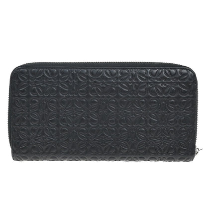 Loewe Anagram Wallet Leather, BLACK, LEATHER, Wallets
