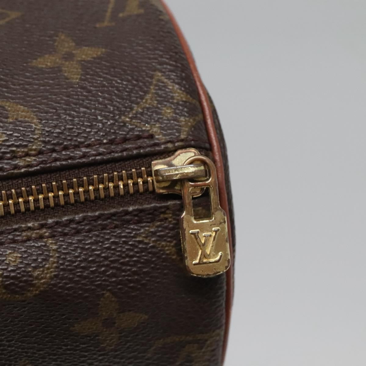 Louis Vuitton Papillon Handbag Monogram Canvas, BROWN, CANVAS, Handbag