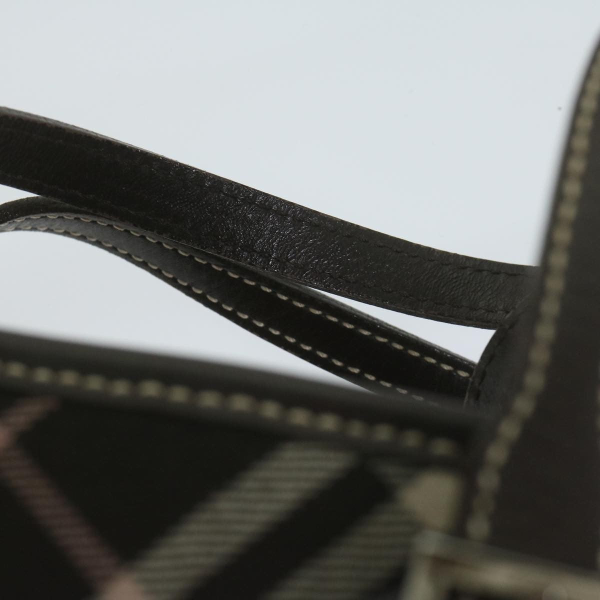 Burberry Nova Check Tote canvas check pattern, BROWN, CANVAS, Tote bag