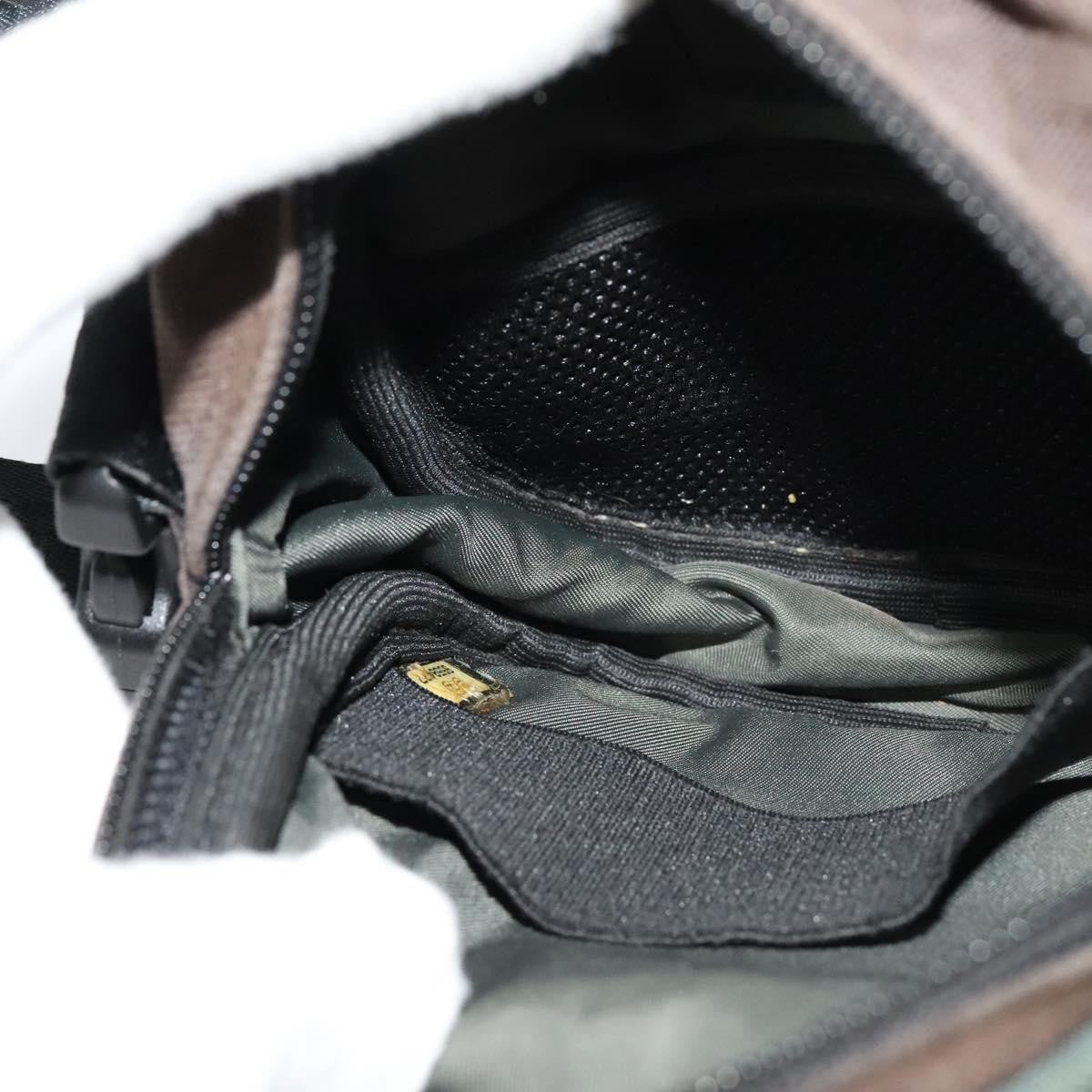 Chanel Sport Line Crossbody Bag Coated Canvas, BROWN, CANVAS, Shoulder bag