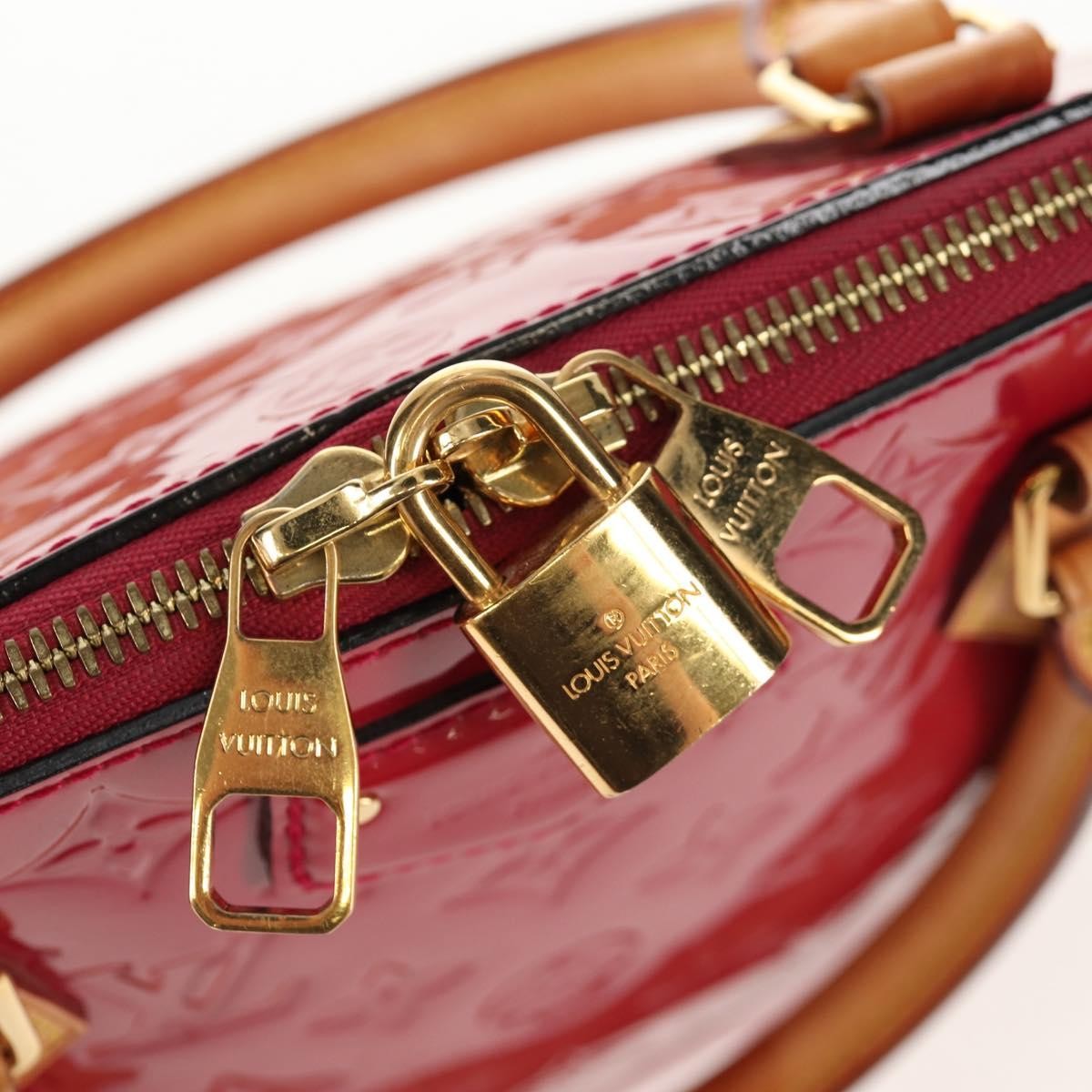 Louis Vuitton Montebello Handbag Monogram Vernis, PINK, PATENT_LEATHER, Handbag