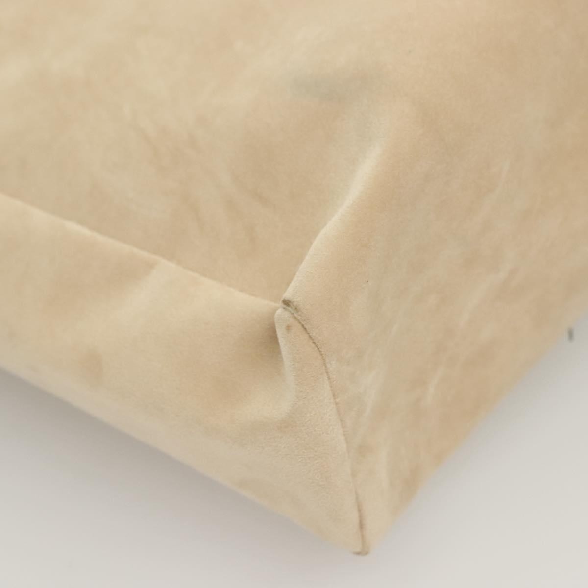 Gucci Vintage Handbag Suede, BEIGE, SUEDE, Handbag