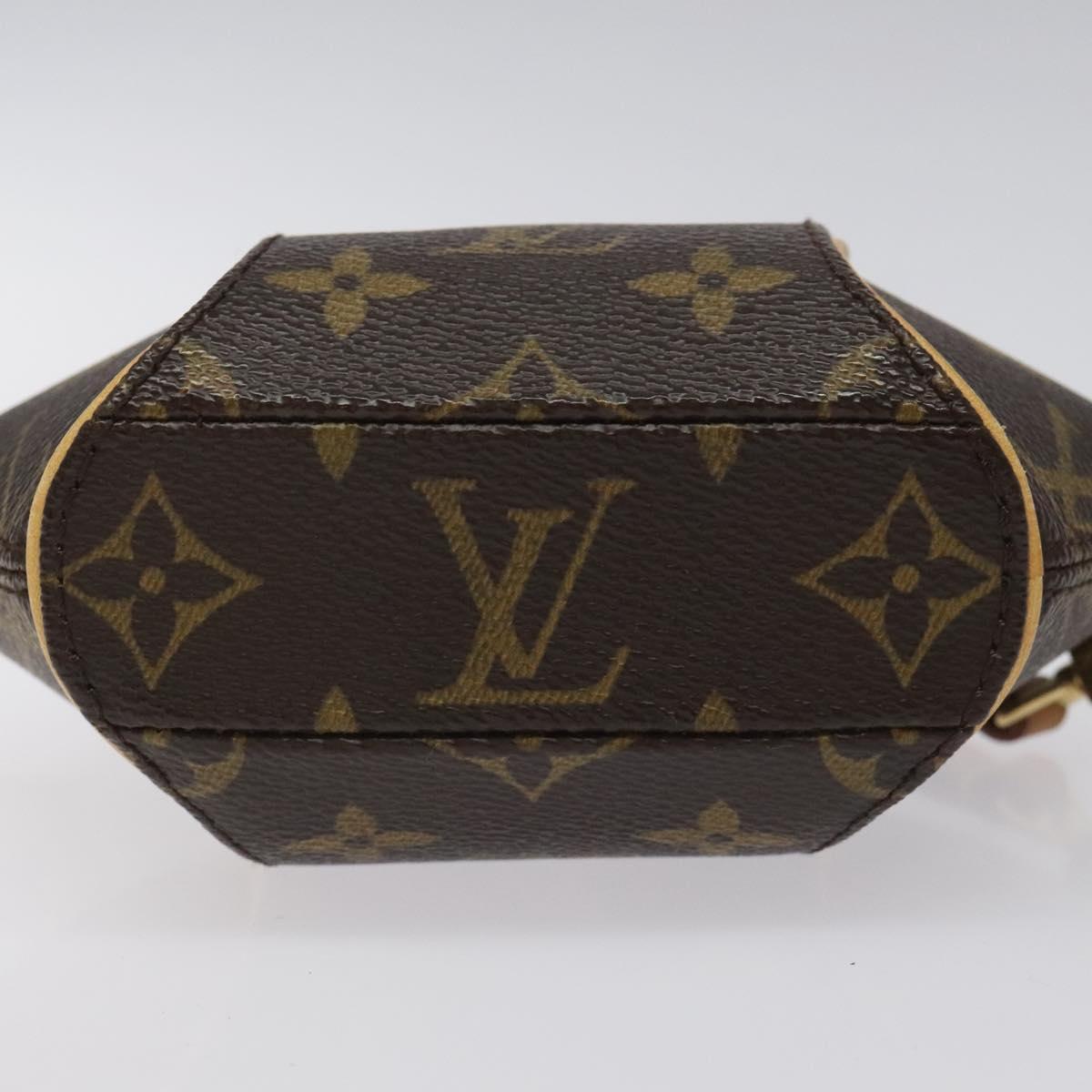 Louis Vuitton Ellipse Wristlet Clutch Monogram Canvas, BROWN, CANVAS, Clutche & pouche