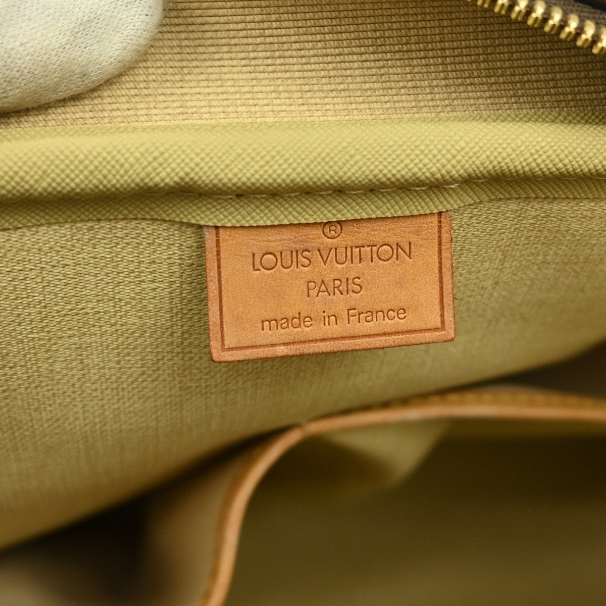 Louis Vuitton Deauville Handbag Monogram Canvas, BROWN, CANVAS, Handbag