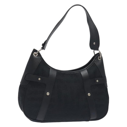 Salvatore Ferragamo Shoulder Bag Canvas, BLACK, CANVAS, Shoulder bag