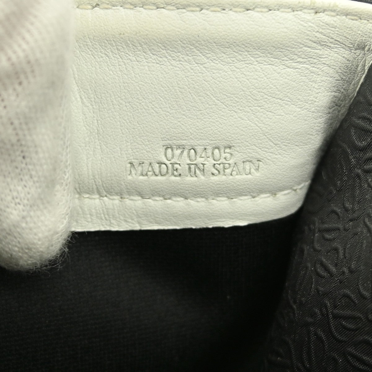 Loewe Vintage Shoulder Bag Canvas, BLACK, PVC, Shoulder bag