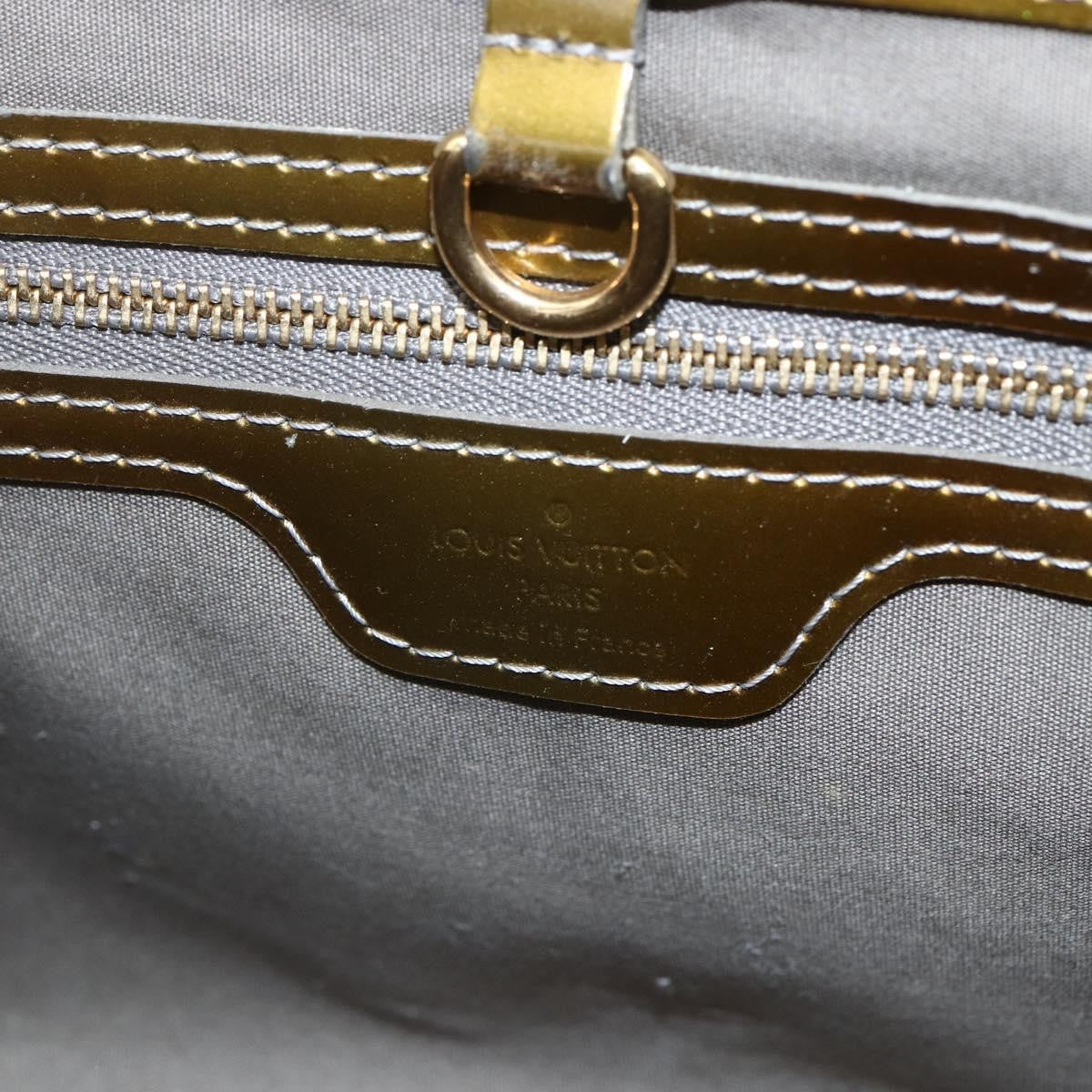 Louis Vuitton Wilshire Handbag Monogram Vernis, KHAKI, PATENT_LEATHER, Handbag
