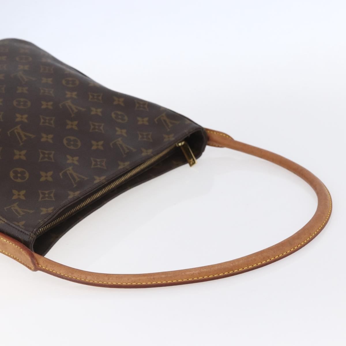 Louis Vuitton Looping Handbag Monogram Canvas, BROWN, CANVAS, Shoulder bag