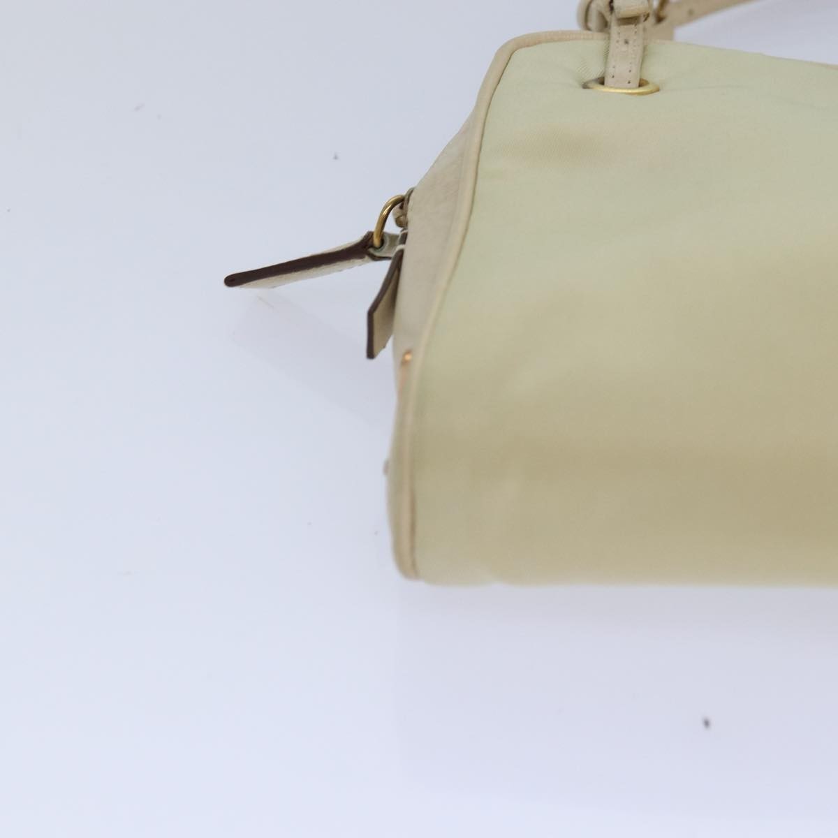 Prada Vintage Handbag Tessuto, BEIGE, NYLON, Handbag