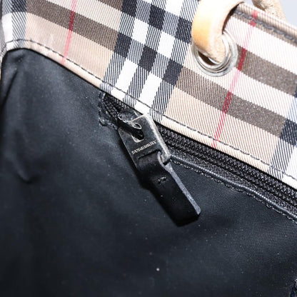 Burberry Nova Check Tote Nylon, BEIGE, NYLON, Tote bag