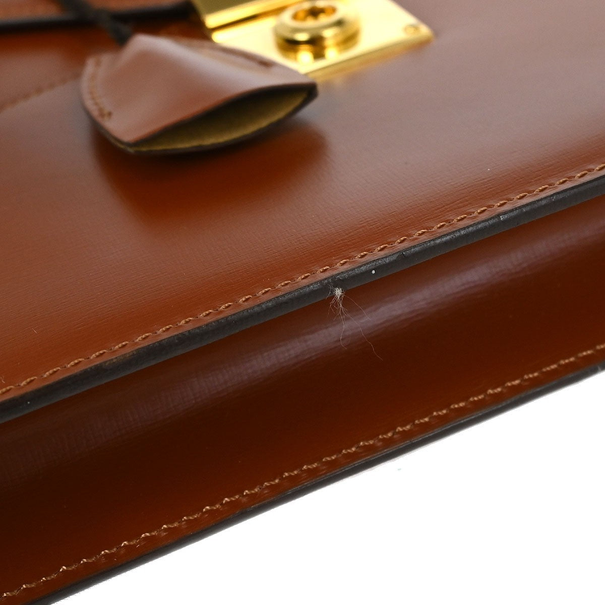 Loewe Leather Briefcase Leather, BROWN, LEATHER, Briefcase