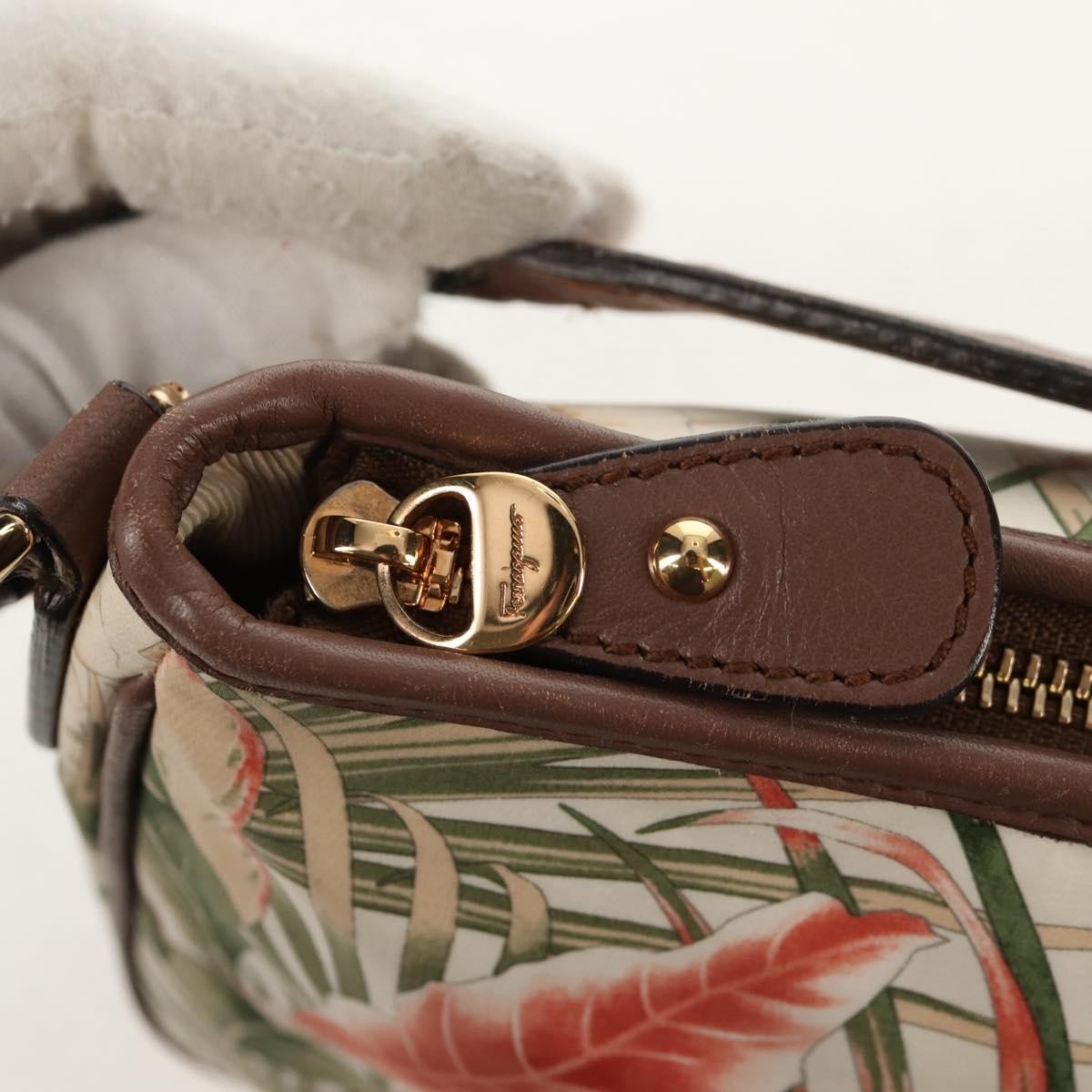 Salvatore Ferragamo Gancini Shoulder Bag Nylon, MULTICOLOUR, NYLON, Shoulder bag