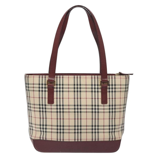 Burberry Nova Check Tote canvas check pattern, BEIGE, CANVAS, Tote bag