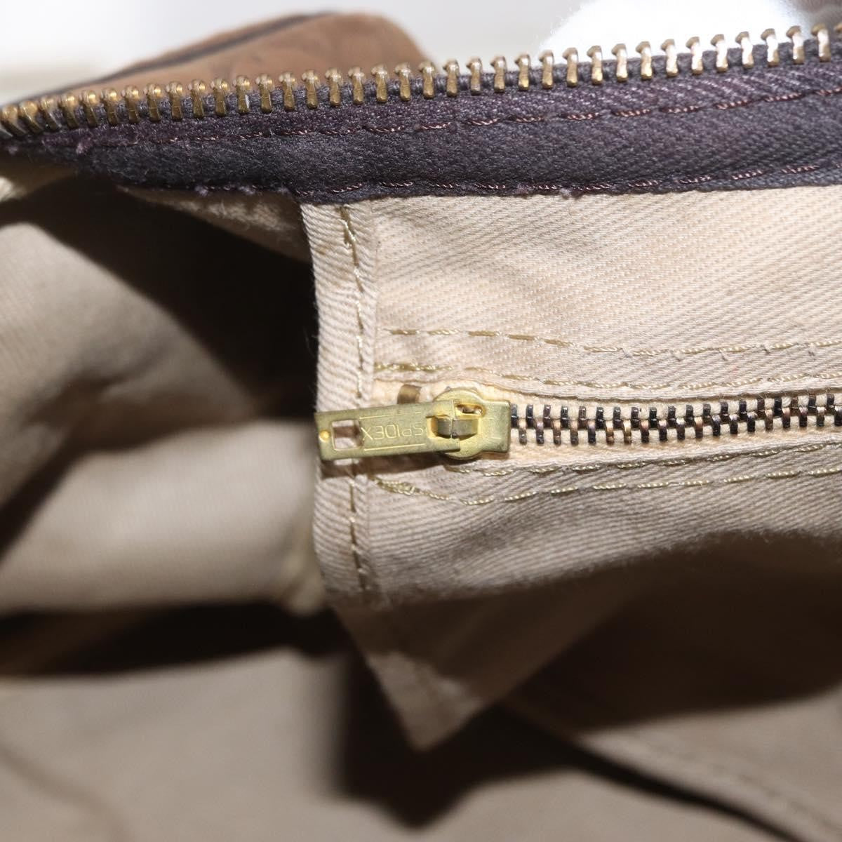 Christian Dior Vintage Trotter Boston Bag Canvas, BROWN, CANVAS, Travel bag