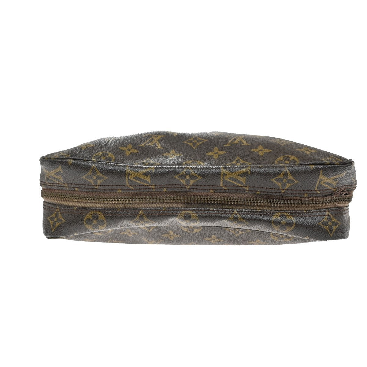 Louis Vuitton Trousse Toilette Monogram Canvas, BROWN, LEATHER, Clutche & pouche