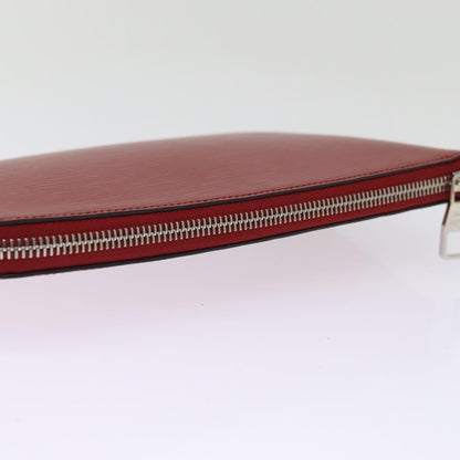 Louis Vuitton Pochette Jour Epi Leather, RED, LEATHER, Clutche & pouche