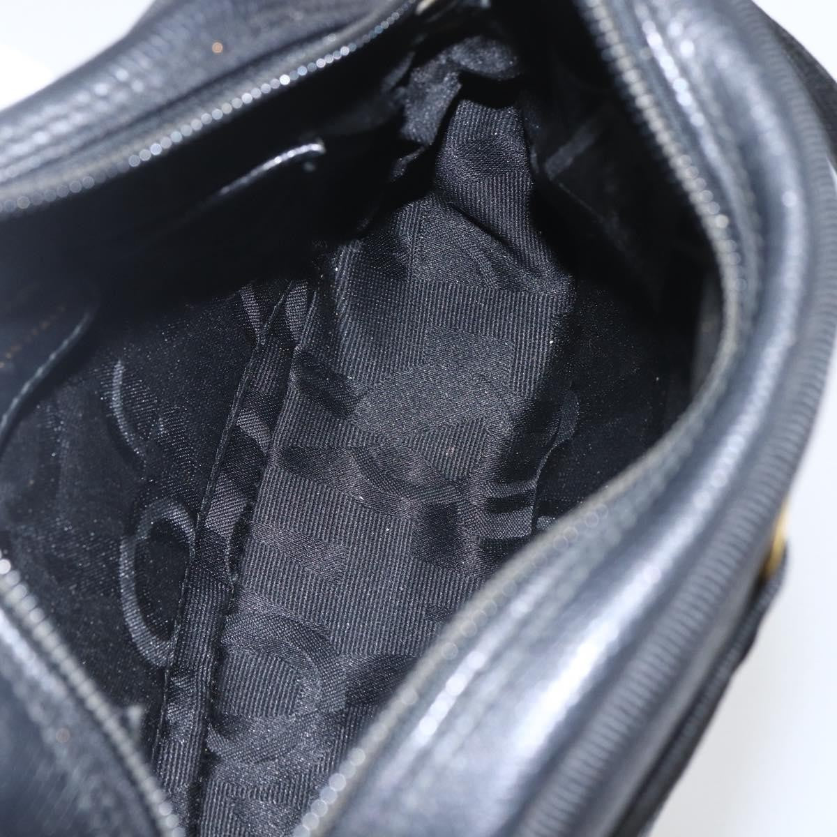 Salvatore Ferragamo Vala Shoulder Bag Leather, BLACK, LEATHER, Shoulder bag