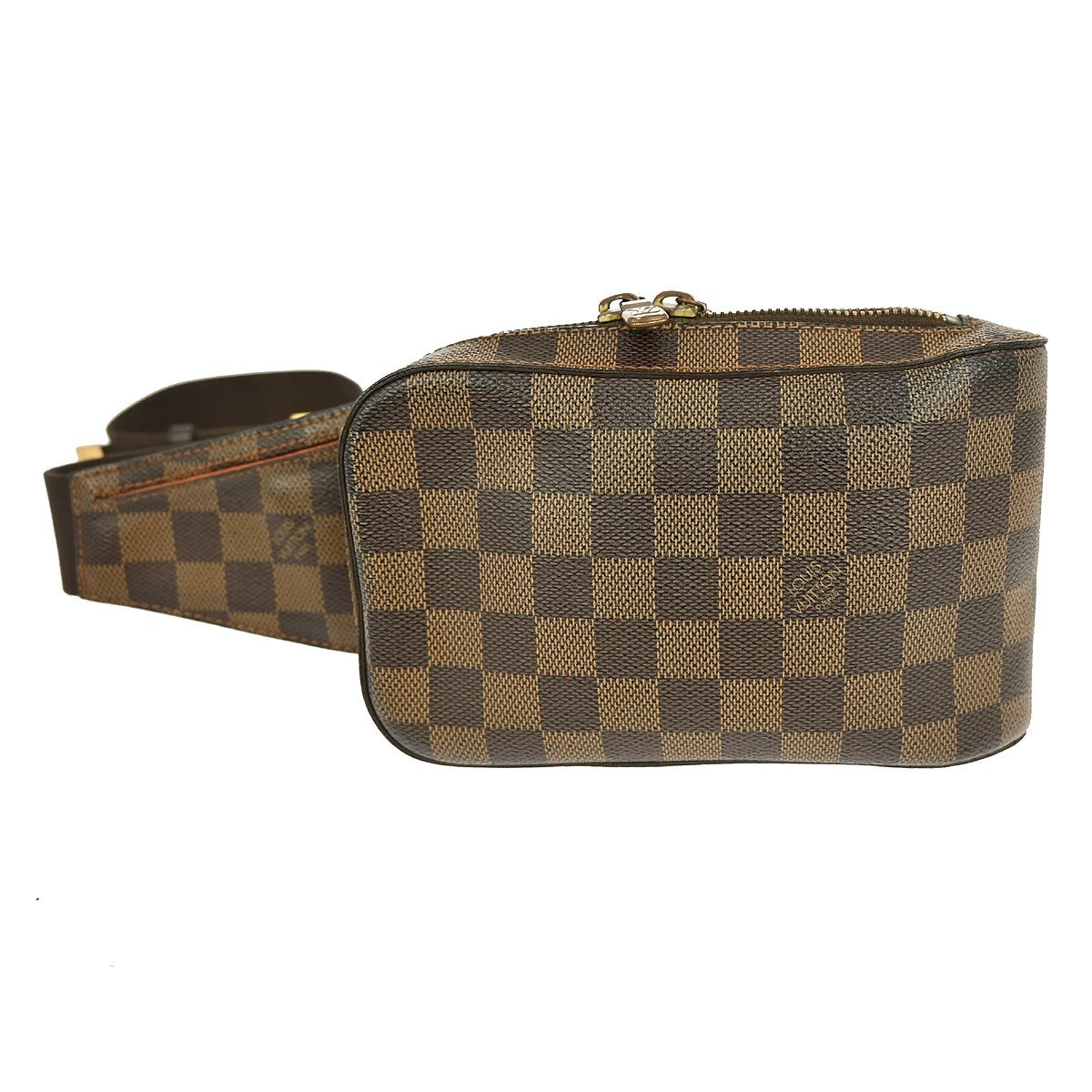 Louis Vuitton Geronimos Waist Bag Damier, BROWN, CANVAS, Shoulder bag