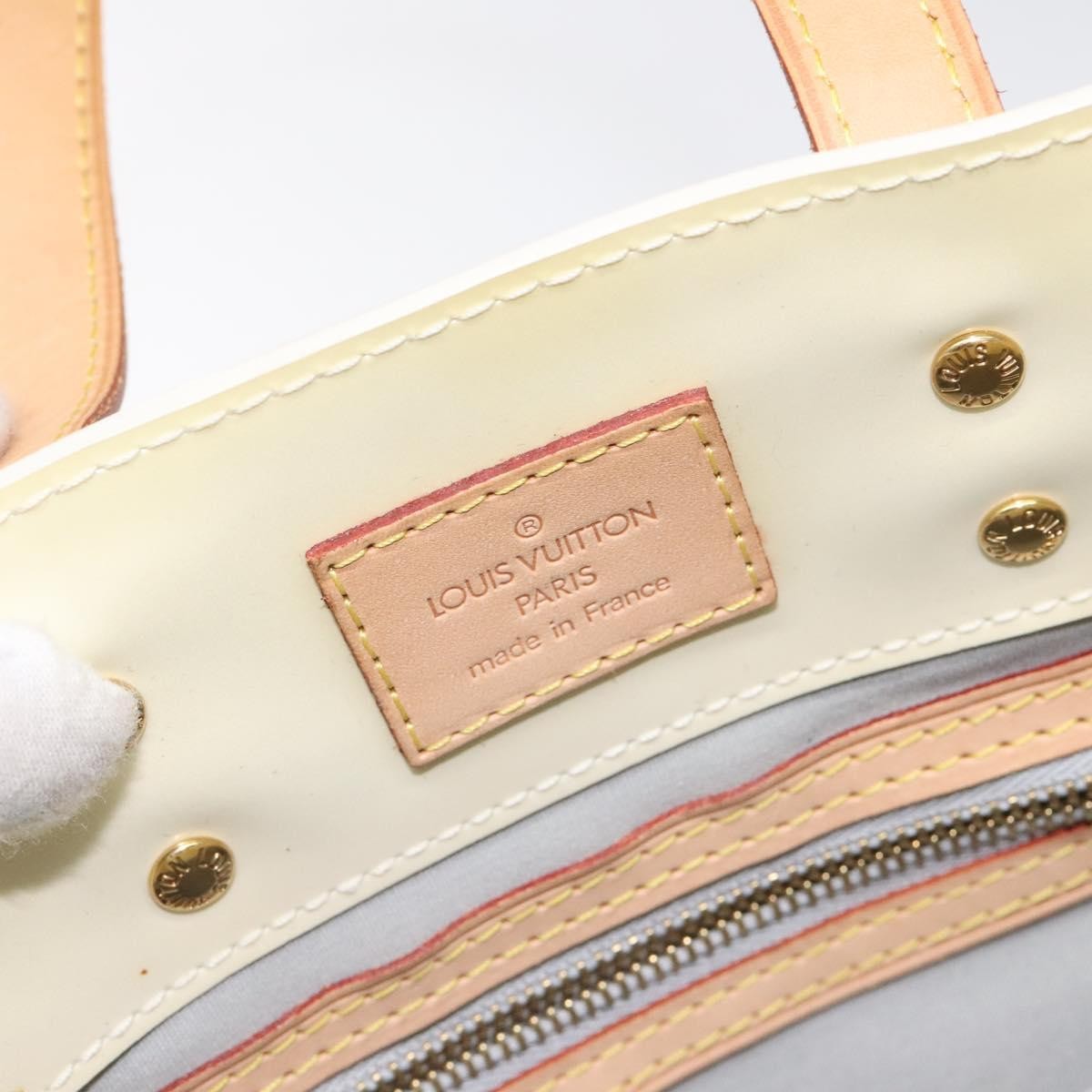 Louis Vuitton Reade Handbag Monogram Vernis, BEIGE, PATENT_LEATHER, Handbag