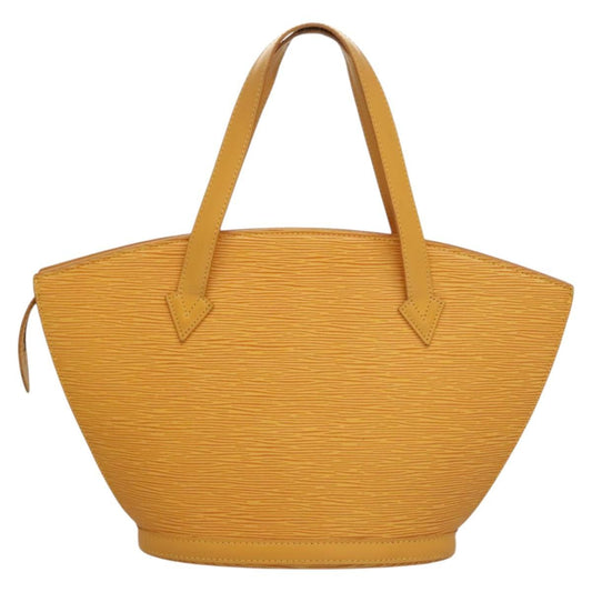 Louis Vuitton Saint Jacques Handbag Epi Leather, YELLOW, LEATHER, Handbag