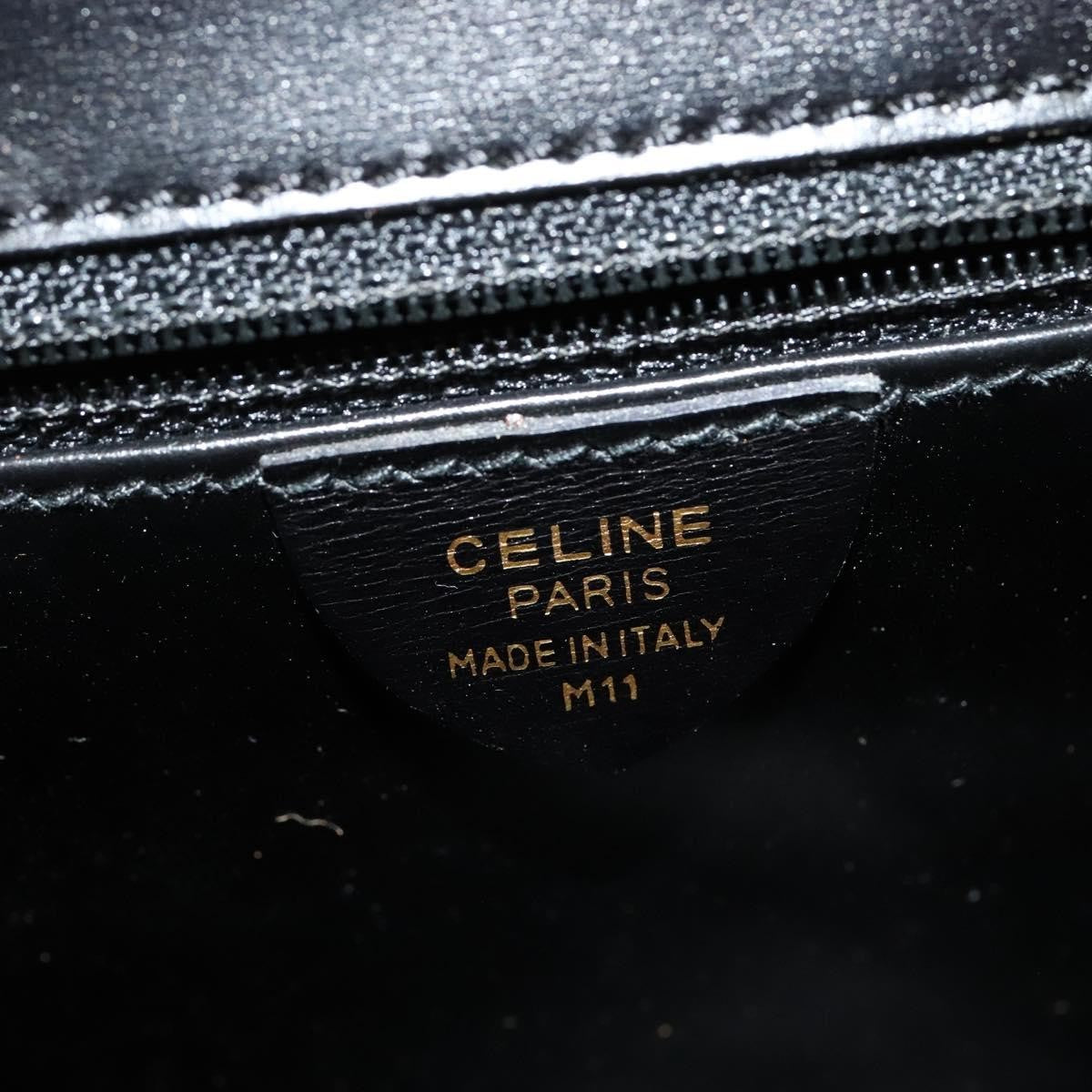 Celine Handbag Leather, BLACK, LEATHER, Handbag