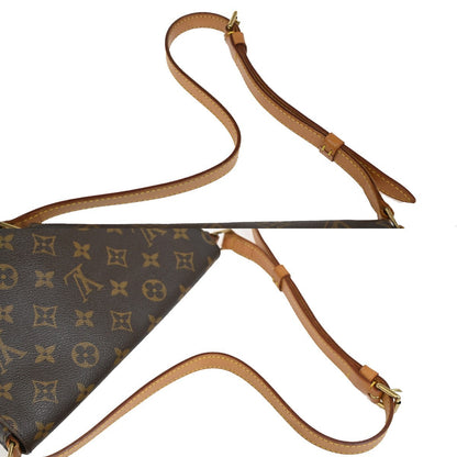 Louis Vuitton Musette Tango Handbag Monogram Canvas, BROWN, CANVAS, Shoulder bag