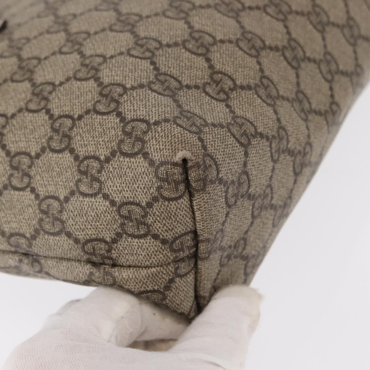 Gucci Vintage Open Tote GG Canvas, BEIGE, CANVAS, Tote bag