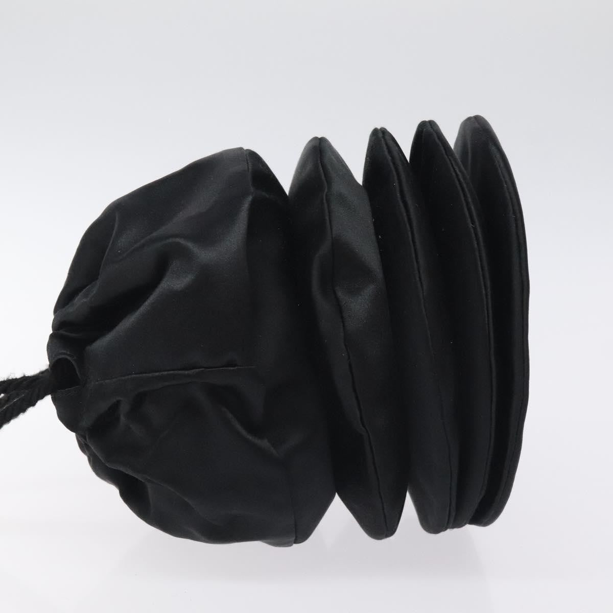 Fendi Vintage shoulderbag Satin, BLACK, SATIN, Shoulder bag