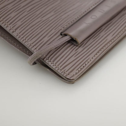 Louis Vuitton Agenda Elastique Wallet Epi Leather, PURPLE, LEATHER, Wallets