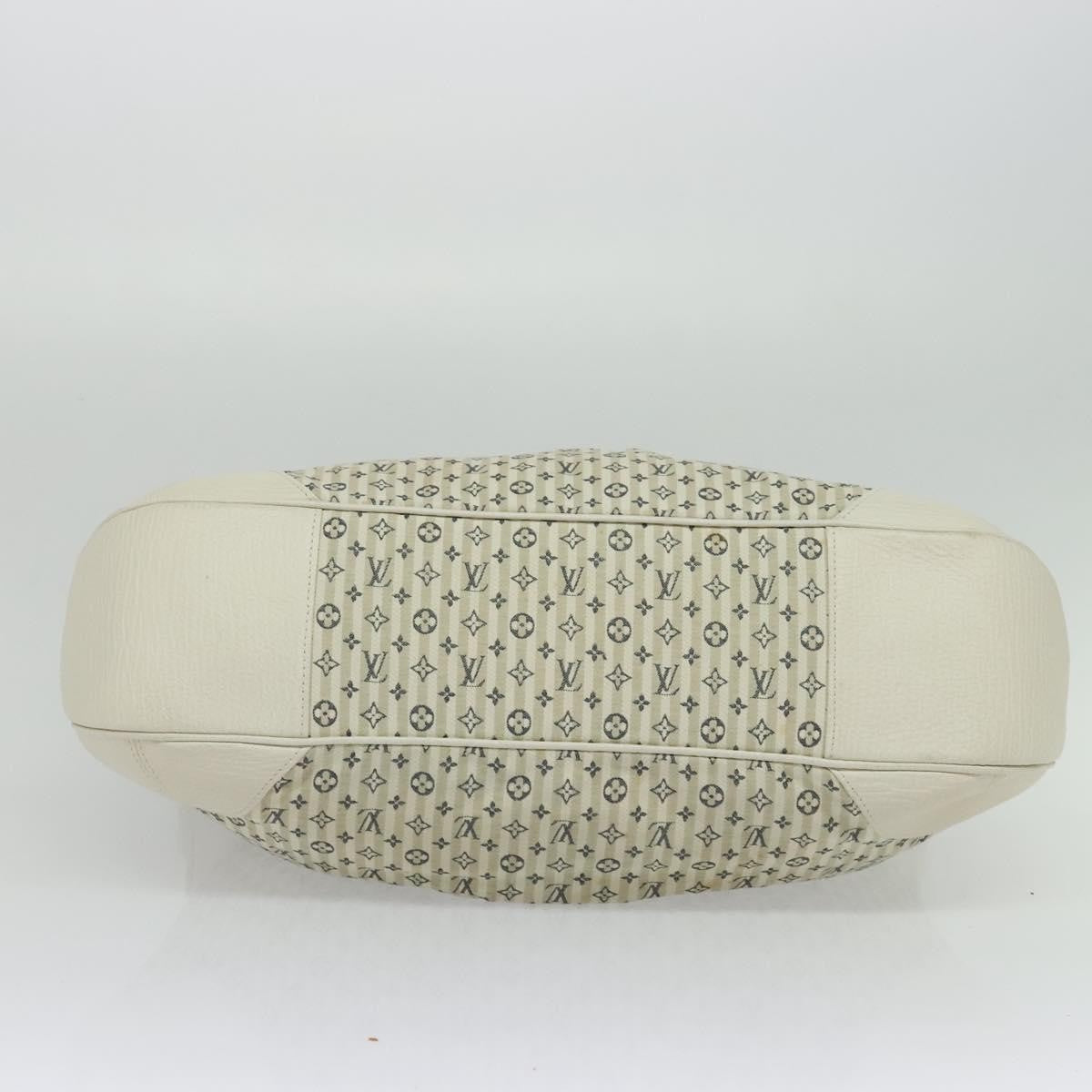 Louis Vuitton Marina Handbag Mini Lin Croisette, BEIGE, CANVAS, Handbag