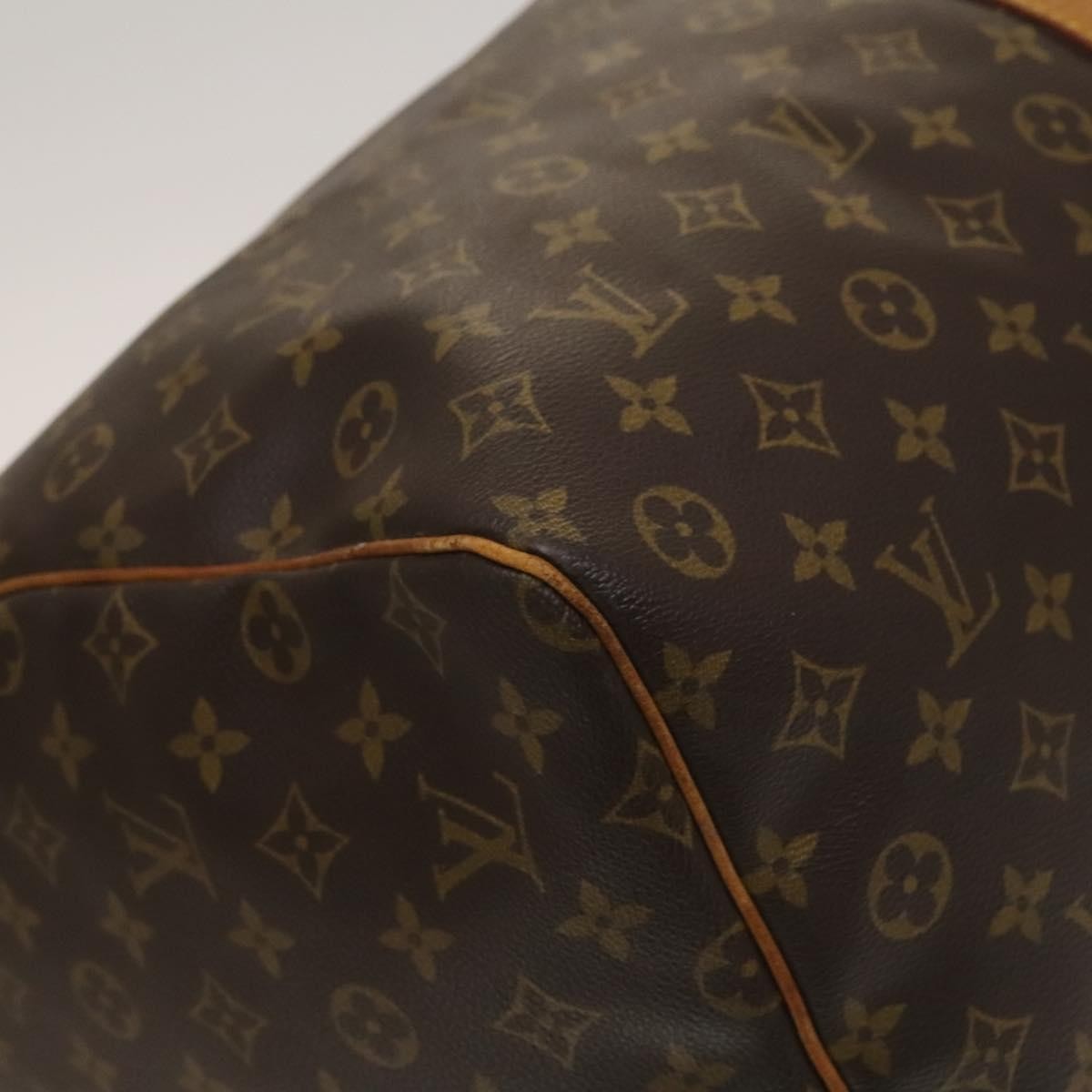Louis Vuitton Keepall Bag Monogram Canvas, BROWN, CANVAS, Travel bag
