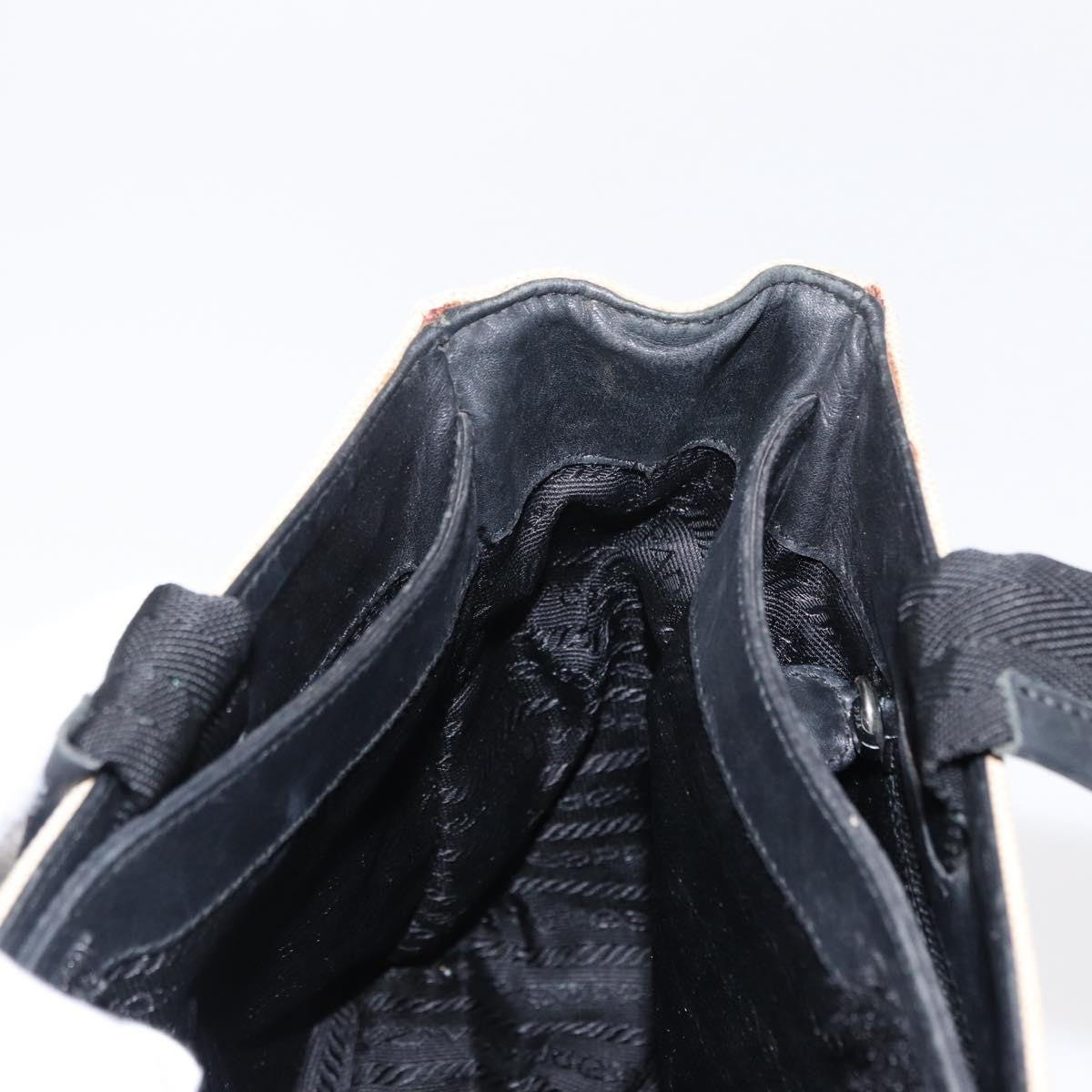 Prada Vintage Handbag Canvas, BEIGE, CANVAS, Handbag