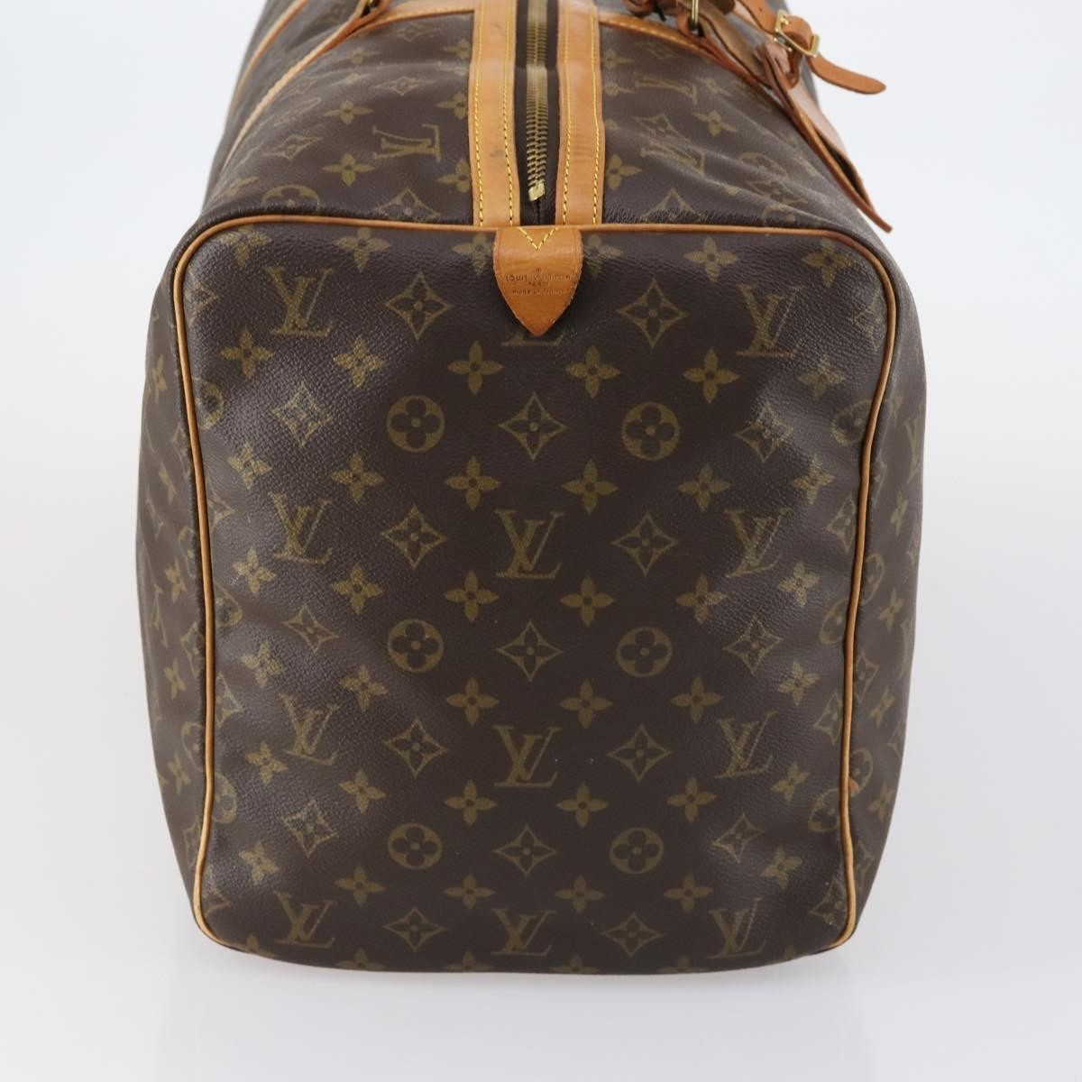 Louis Vuitton Sac Souple Handbag Monogram Canvas, BROWN, CANVAS, Travel bag