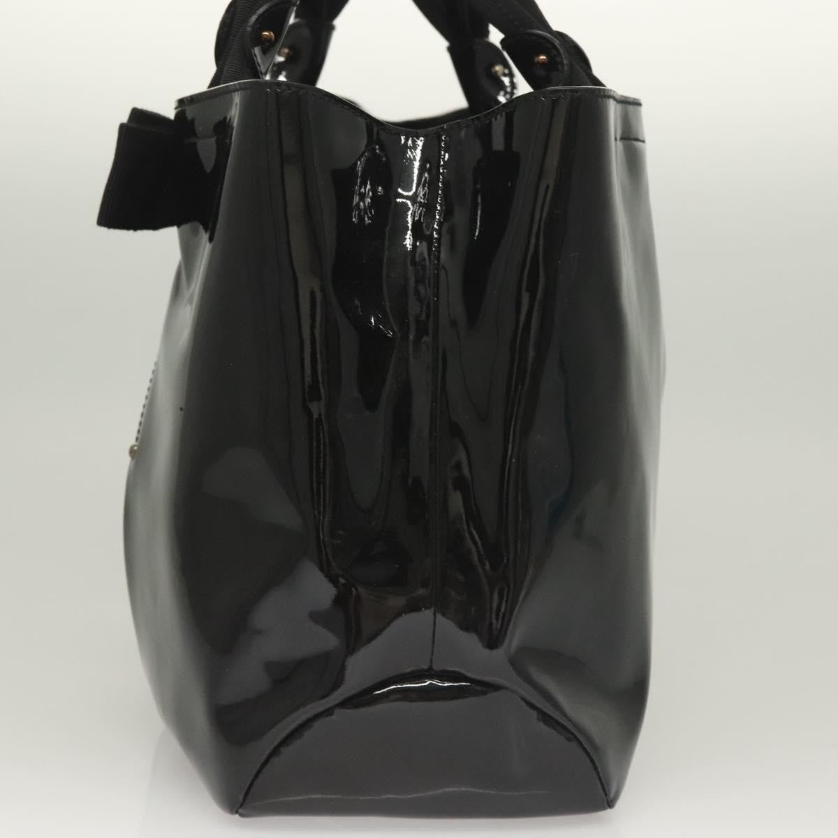 Salvatore Ferragamo Vala Handbag Patent leather, BLACK, PATENT_LEATHER, Handbag