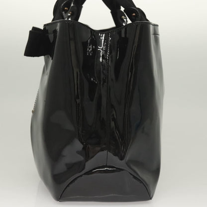 Salvatore Ferragamo Vala Handbag Patent leather, BLACK, PATENT_LEATHER, Handbag