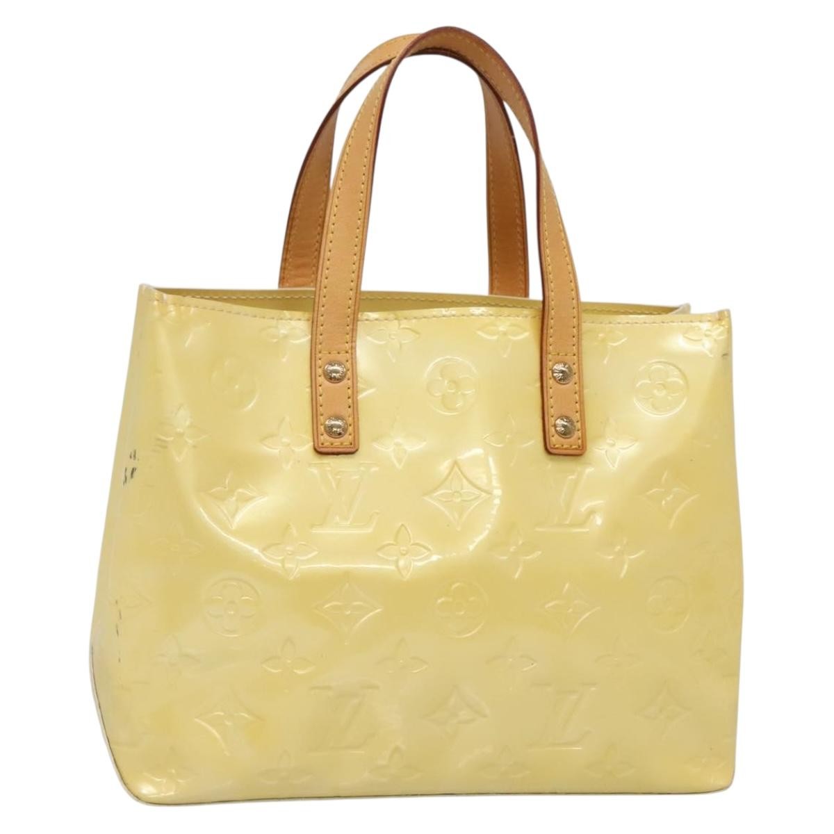 Louis Vuitton Reade Handbag Monogram Vernis, ECRU, PATENT_LEATHER, Handbag